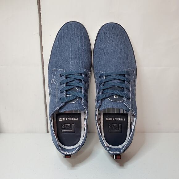 Ben Sherman Bulldog Derby Canvas Sneakers 12 - Picture 8 of 11